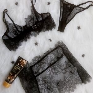 Black lingerie